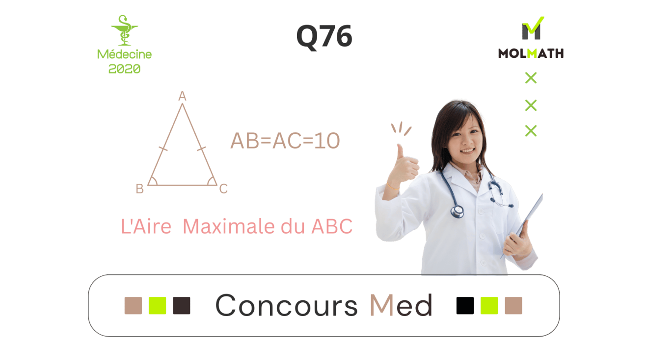 Concours Médecine 2020 avec correction